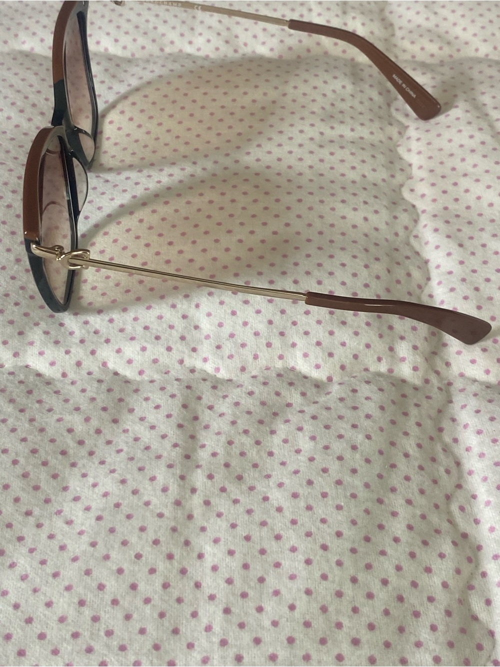 NIB Longchamp Oversized Square Gradient Sunglasses Black & Gold w/Case - Picture 6 of 9